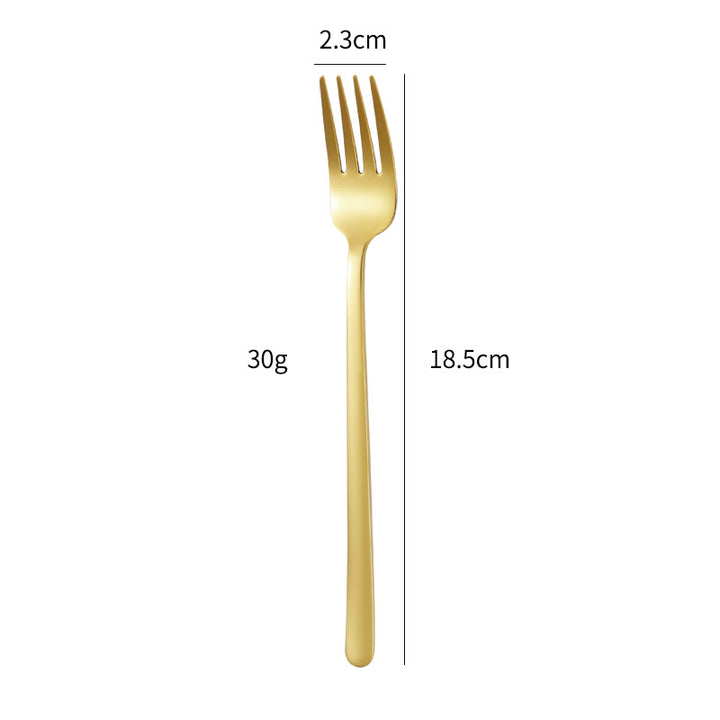 Elegant dessert spoon with luxurious golden surface Kalsten