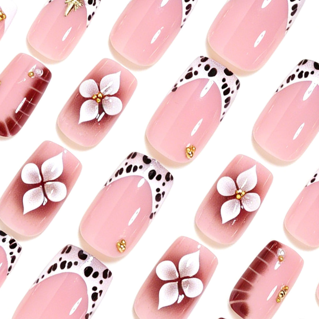 Decorative 3D Floral Nail Art Kalsten