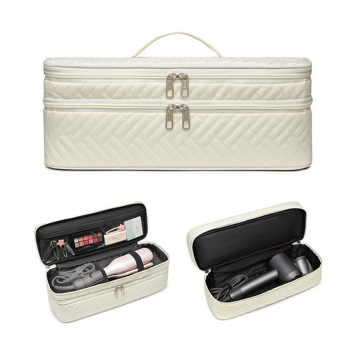 Cosmetic organizer bag for hair dryers and styling tools Kalsten