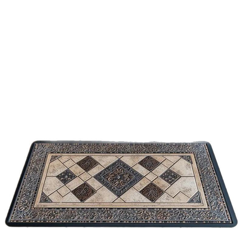 Decorative Stone-Look Entrance Mat