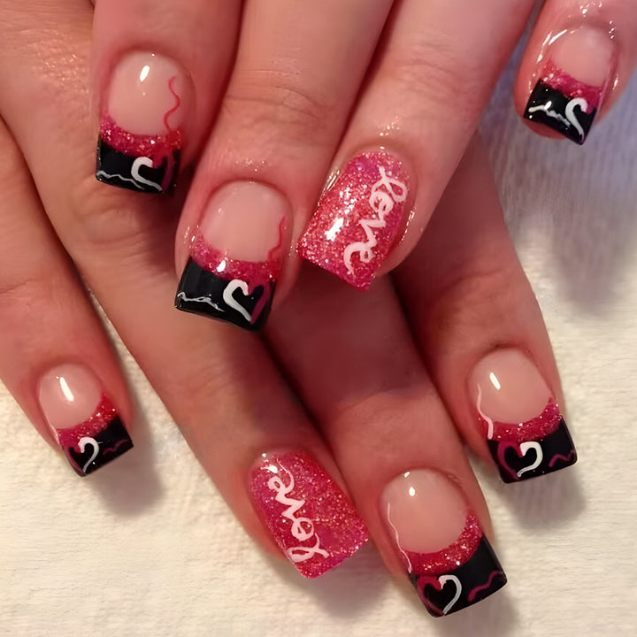 Glamorous Glitter Nail Art Design Kalsten