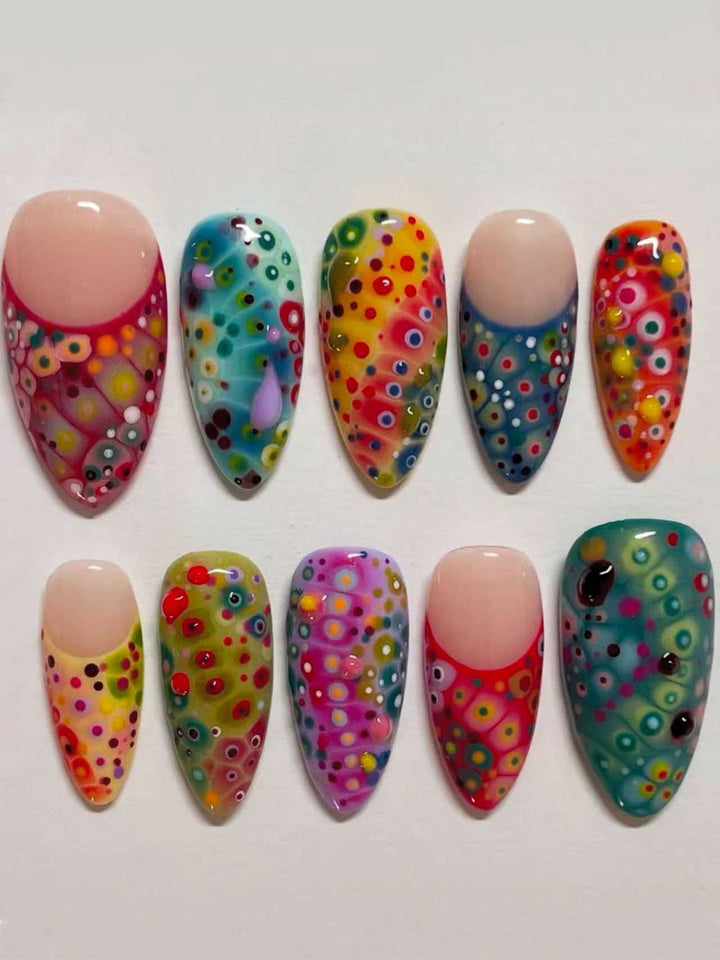 Artistic Decorative Nail Extensions Kalsten