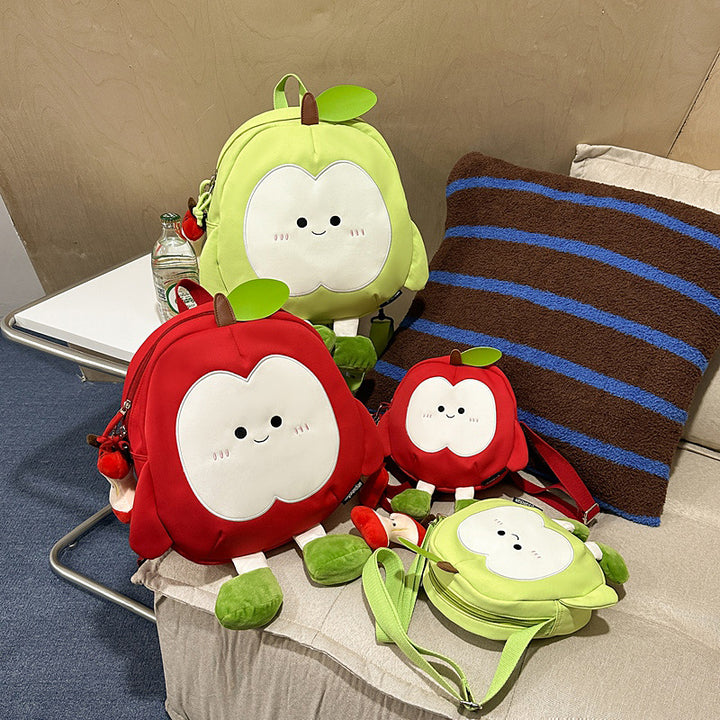 Cartoon Fruit-Themed Plush Backpack Kalsten