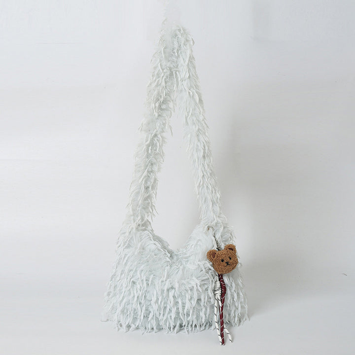 Fluffy Fringe Fashion Handbag