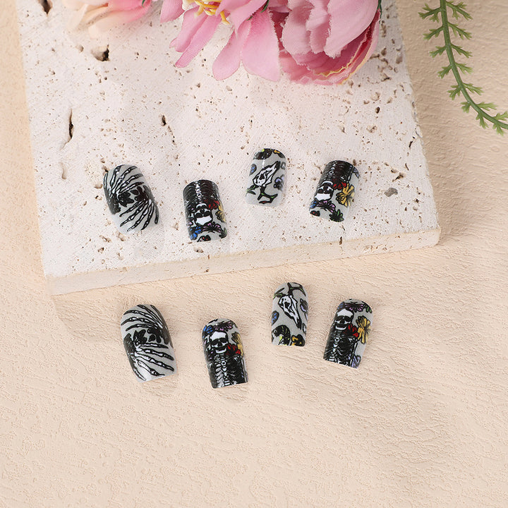 Creative Skeleton Nail Design Kalsten
