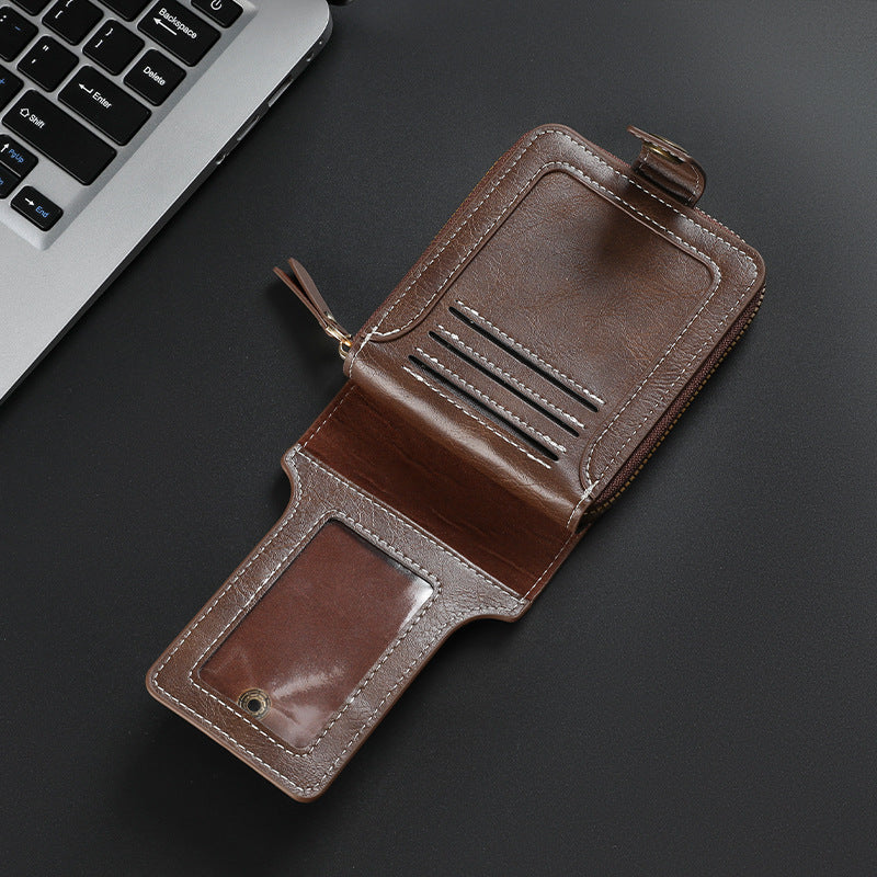 Bi-Fold Zip Wallet with Card Slots Kalsten