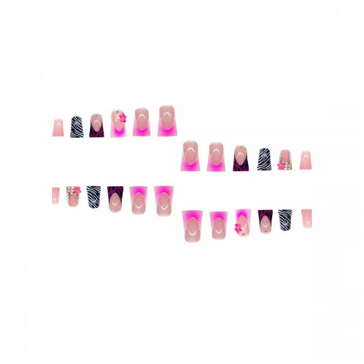 Artistic Long Press-On Nail Design Kalsten