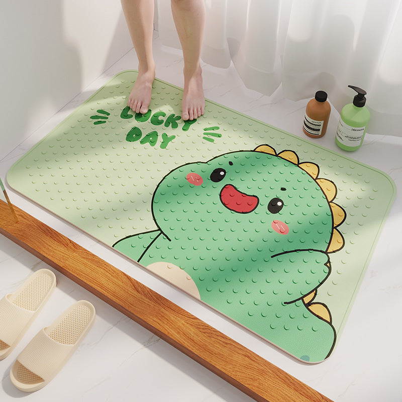 Cartoon-Themed Bath Mat Kalsten