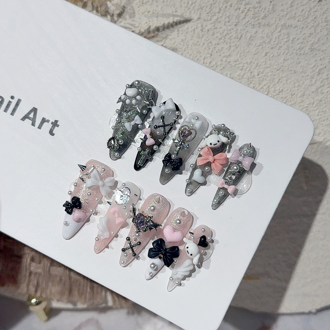 Playful 3D Nail Art Set