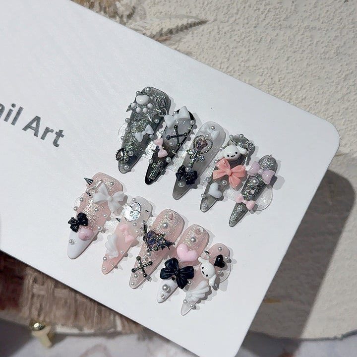 Playful 3D Nail Art Set