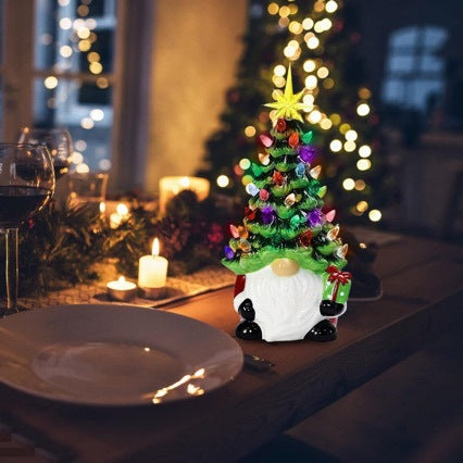 Santa Claus decoration figure with Christmas tree Kalsten