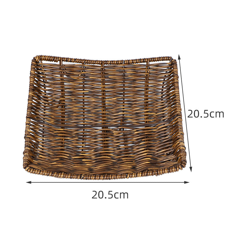 Handcrafted Natural Woven Tray Kalsten