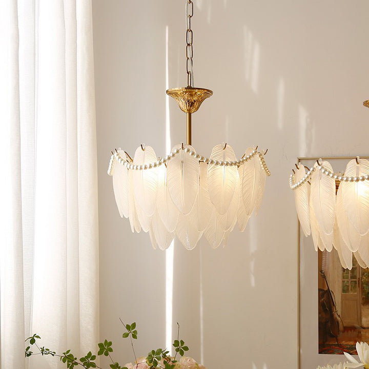 Leaf-Design Pendant Light