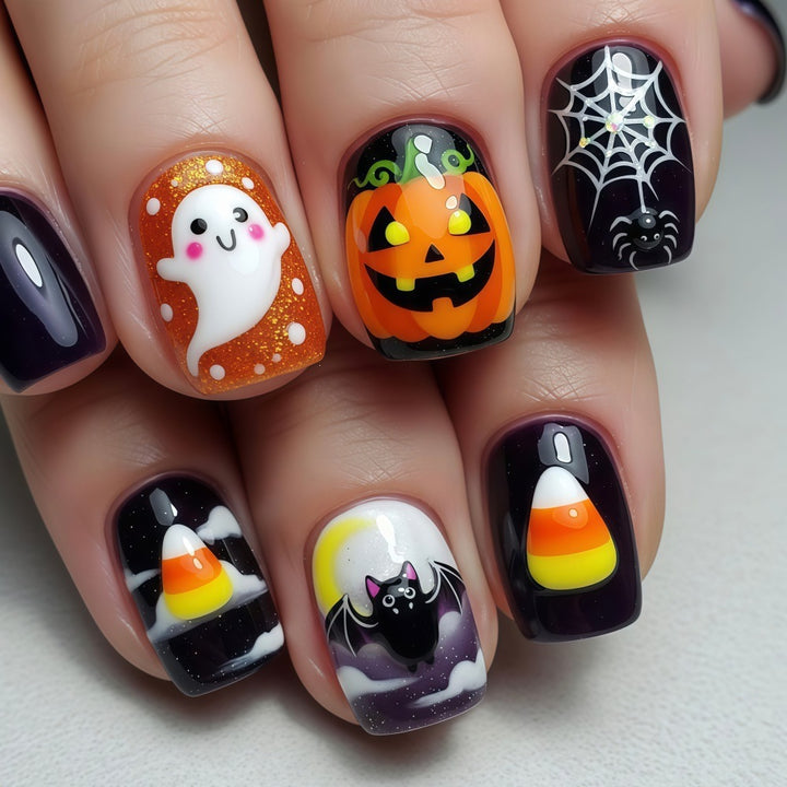 Creative Halloween Art Nail Set Kalsten