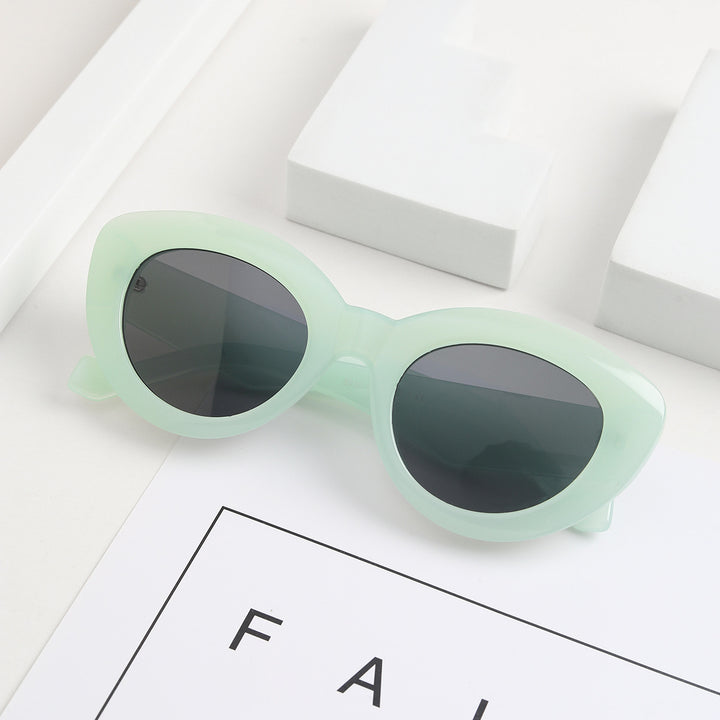 Women's Cat-Eye Sunglasses with Fashionable Plastic Frame Kalsten