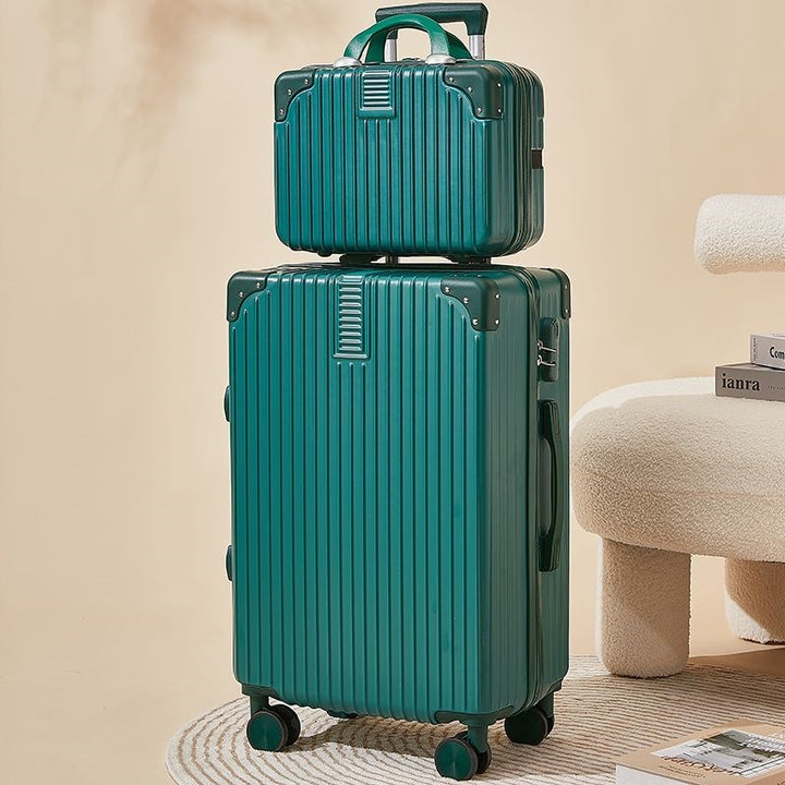 Hard-shell suitcase with double safety lock and flexible interior Kalsten