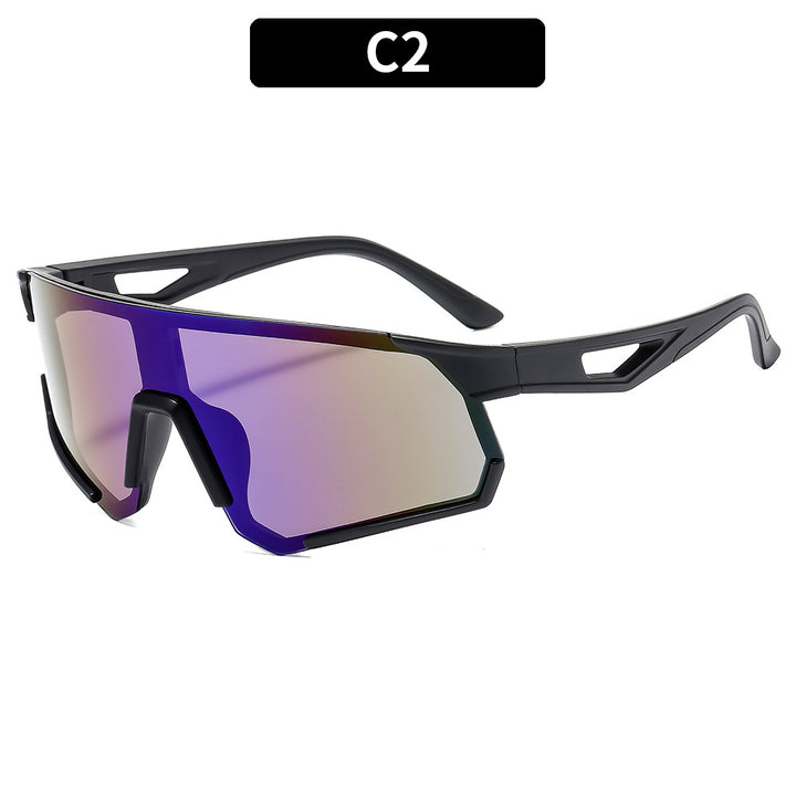 Futuristic Wraparound Shield Sunglasses