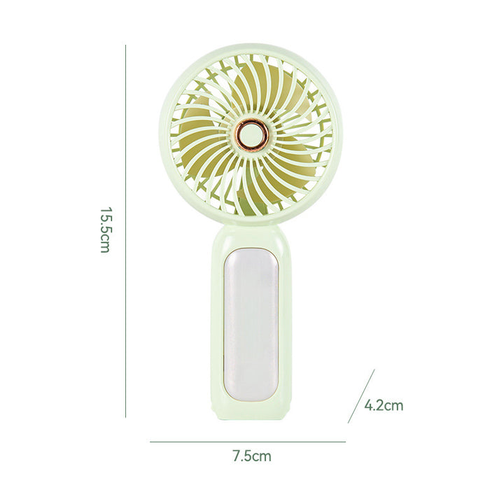 Ladies portable hand fan with ergonomic grip and rechargeable battery Kalsten