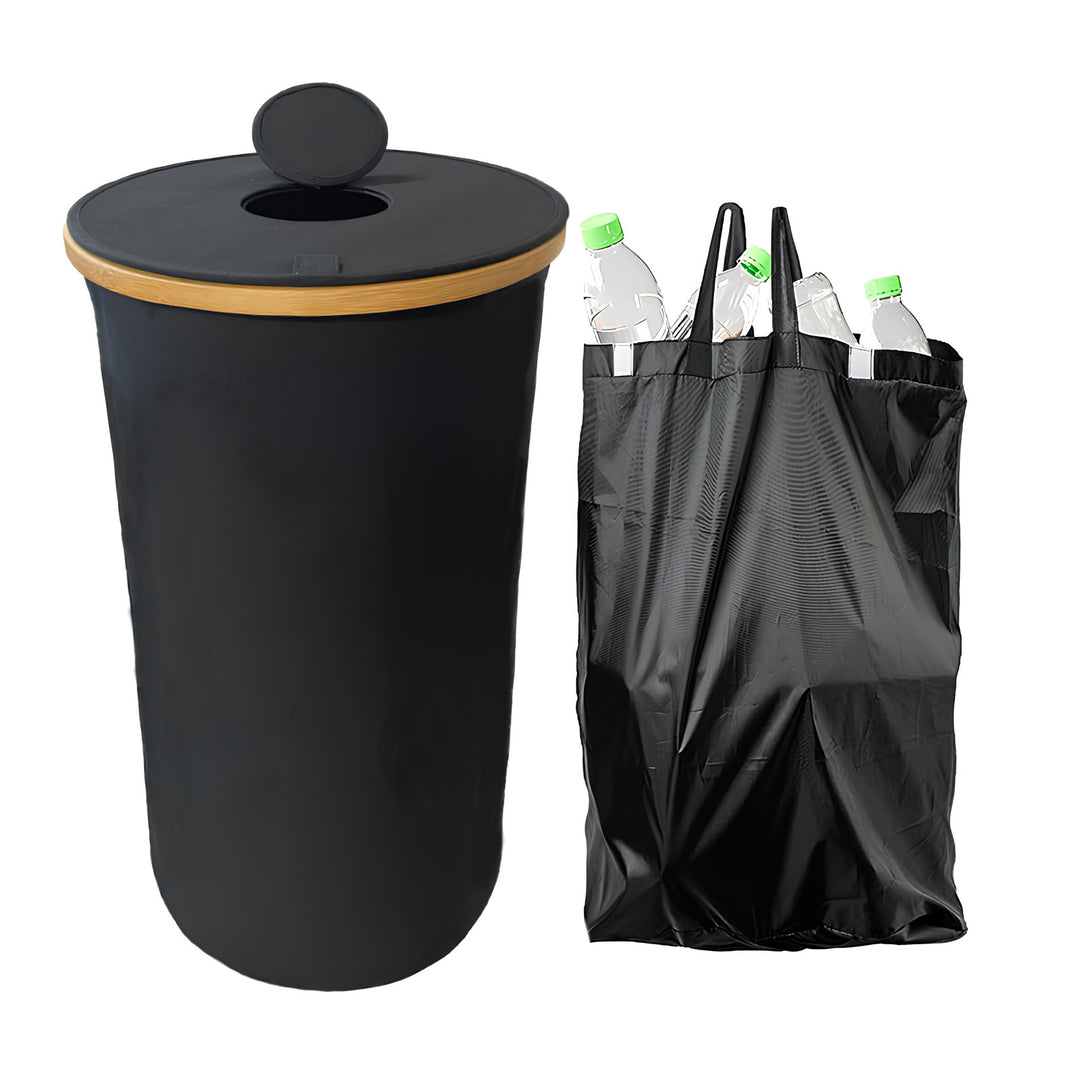 Waste bin with bamboo lid Kalsten