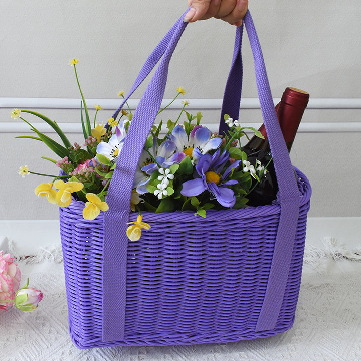 Stylish Woven Market Tote Kalsten