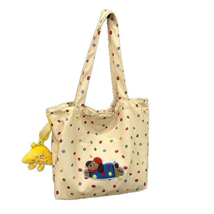 Fun-Themed Spacious Tote Bag Kalsten