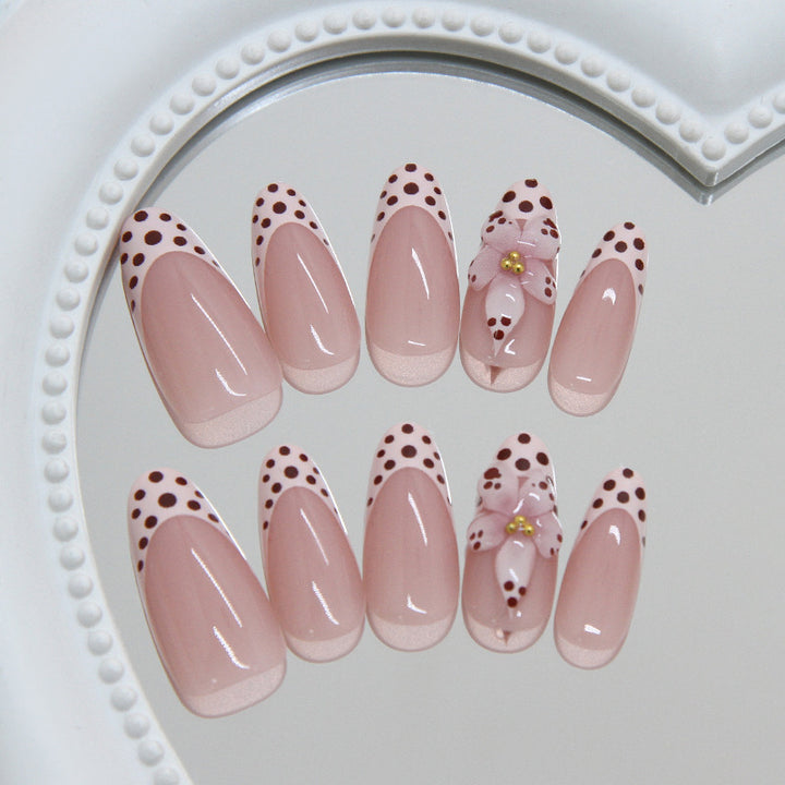 Decorative Floral Press-On Nail Tips Kalsten