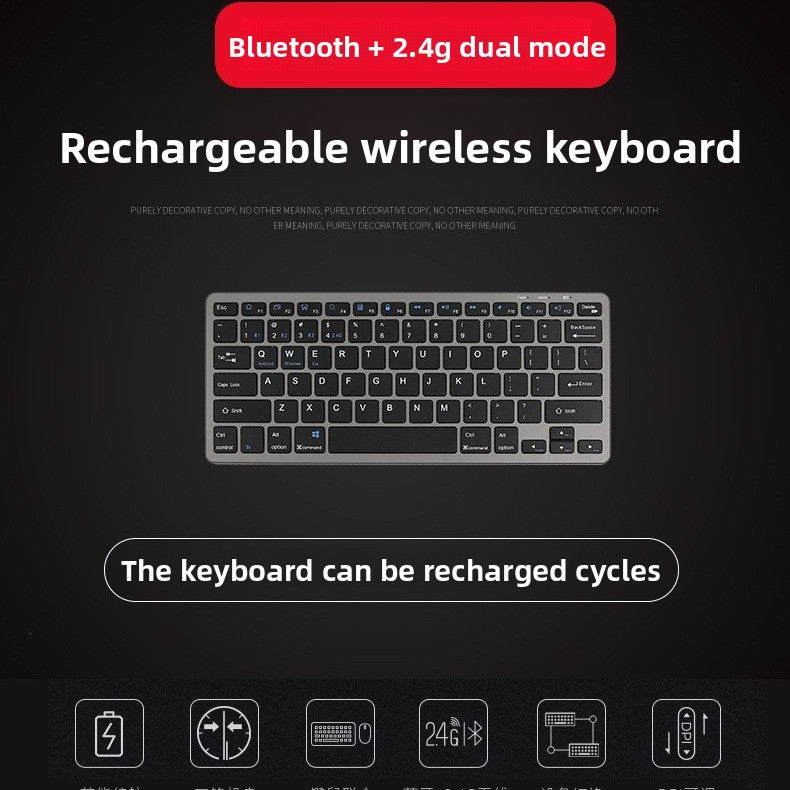Bluetooth keyboard with ergonomic design Kalsten