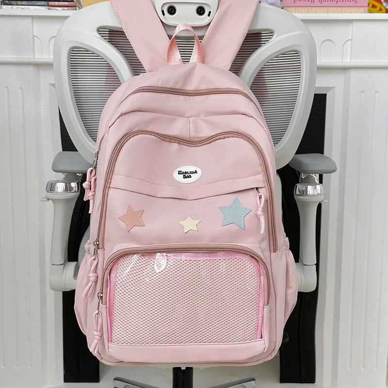 Fun-Star Patterned Backpack