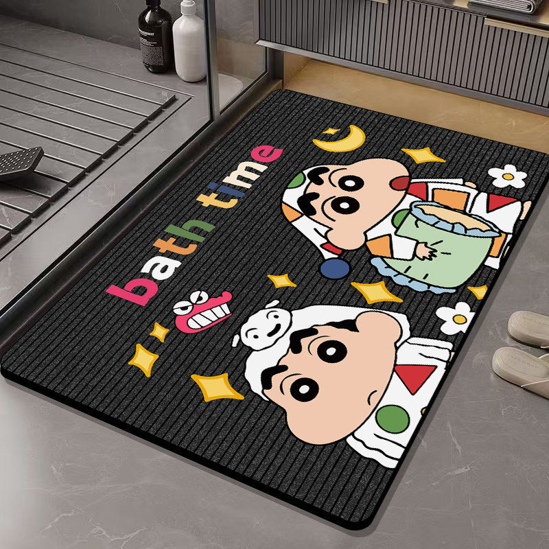 Fun Cartoon Character Bath Mat