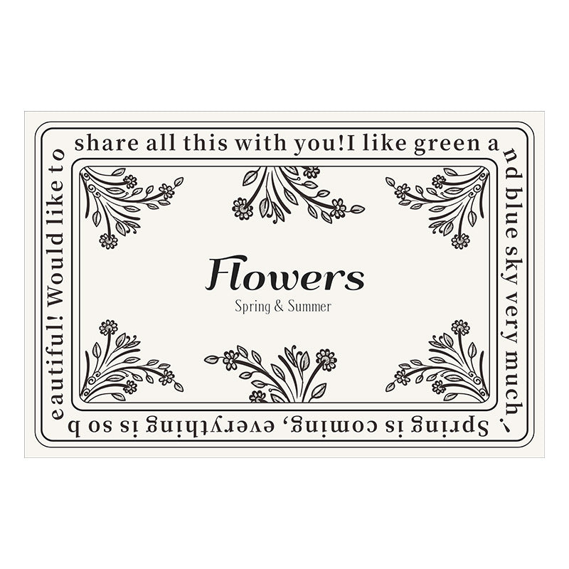 Elegant Decorative Bathroom Mat
