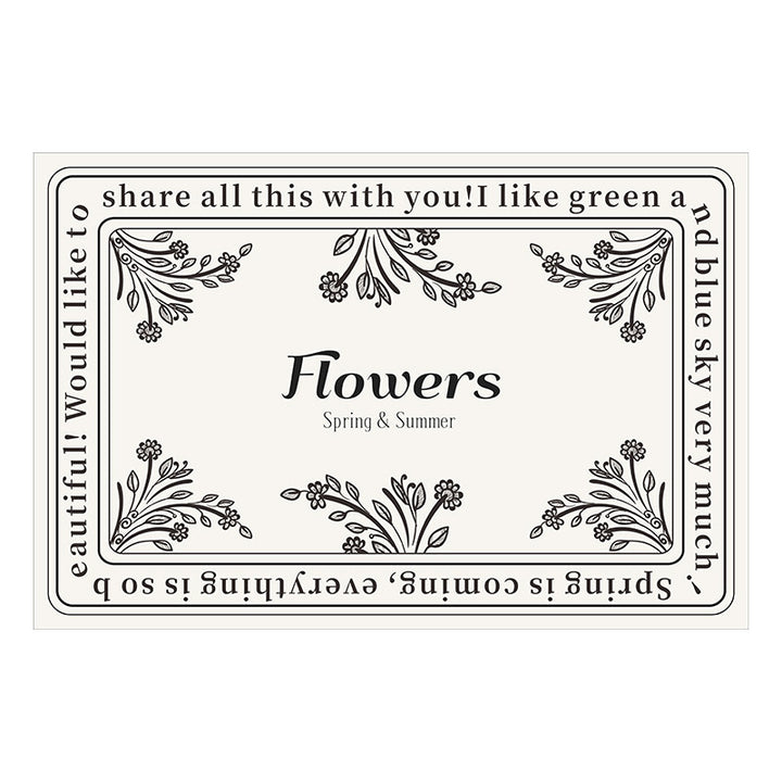 Elegant Decorative Bathroom Mat