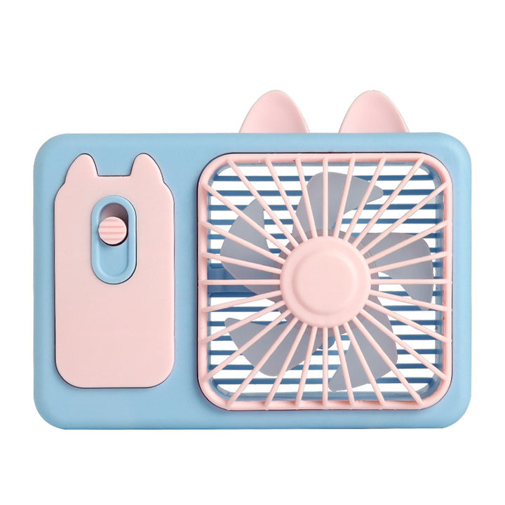 Women's Portable Hand Fan with Integrated Spray Function Kalsten