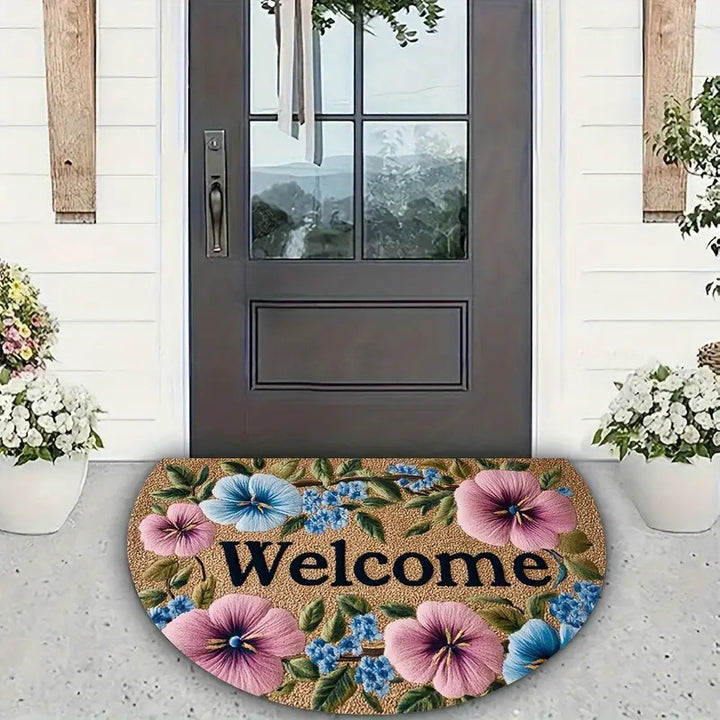 Cat-Themed Welcome Mat