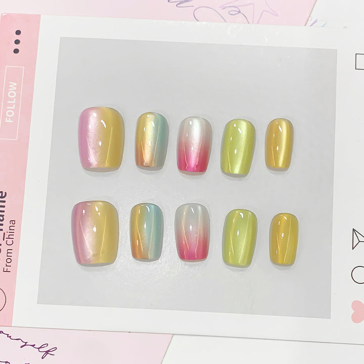 Gradient Color Art Nails Kalsten