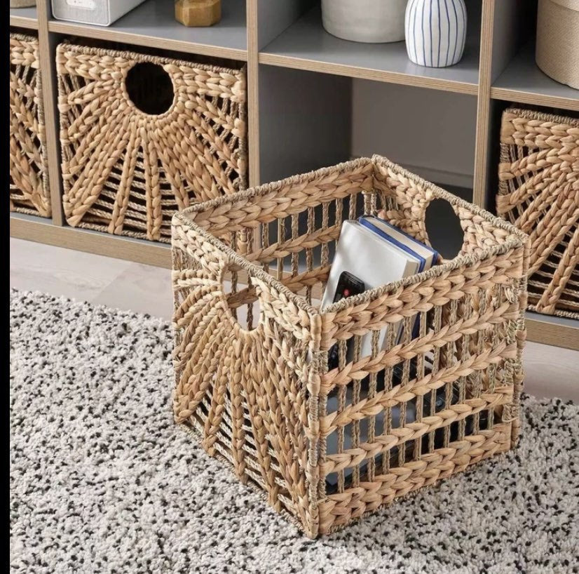 Premium Water Hyacinth Storage Basket Kalsten