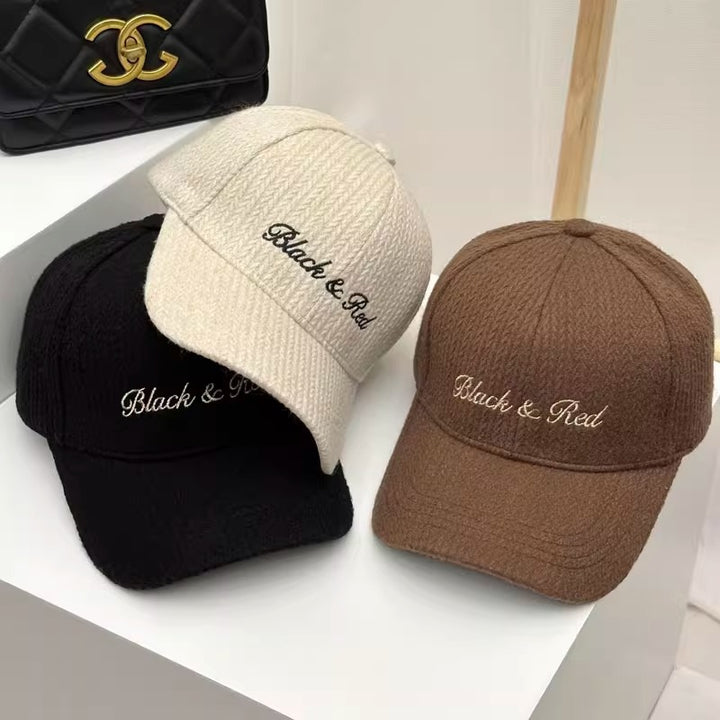 Women's Embroidered Casual Knit Baseball Cap Kalsten