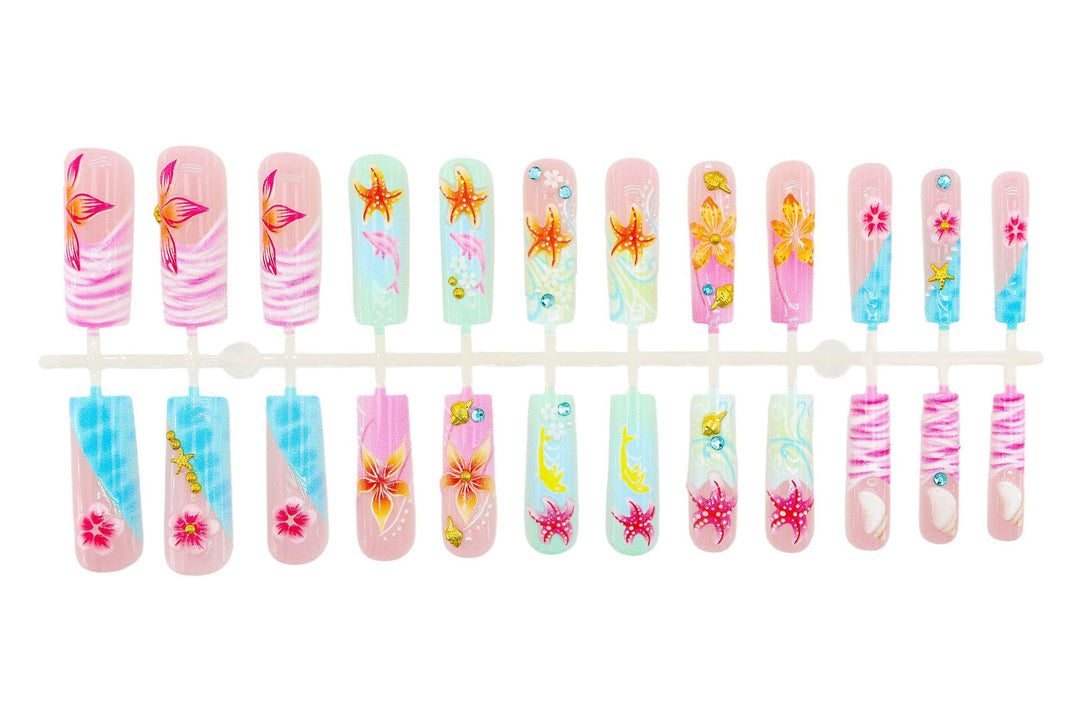 Nail set with maritime motifs Kalsten