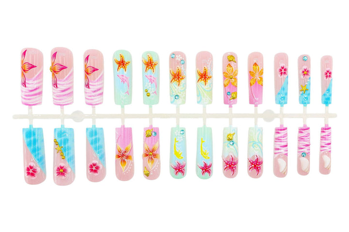 Nail set with maritime motifs Kalsten