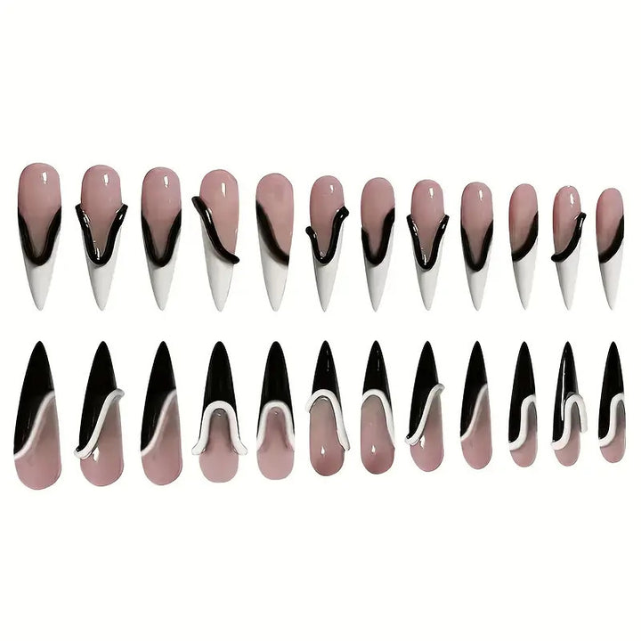 Artistic Stiletto Nail Extensions Kalsten