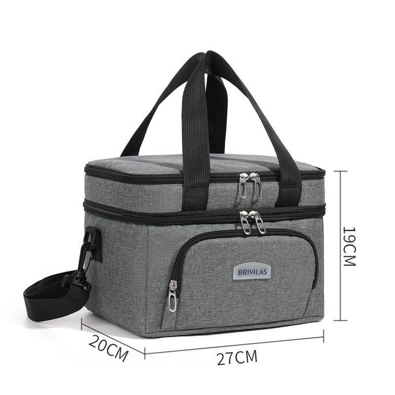 Insulated Multi-Compartment Lunch Carrier Kalsten