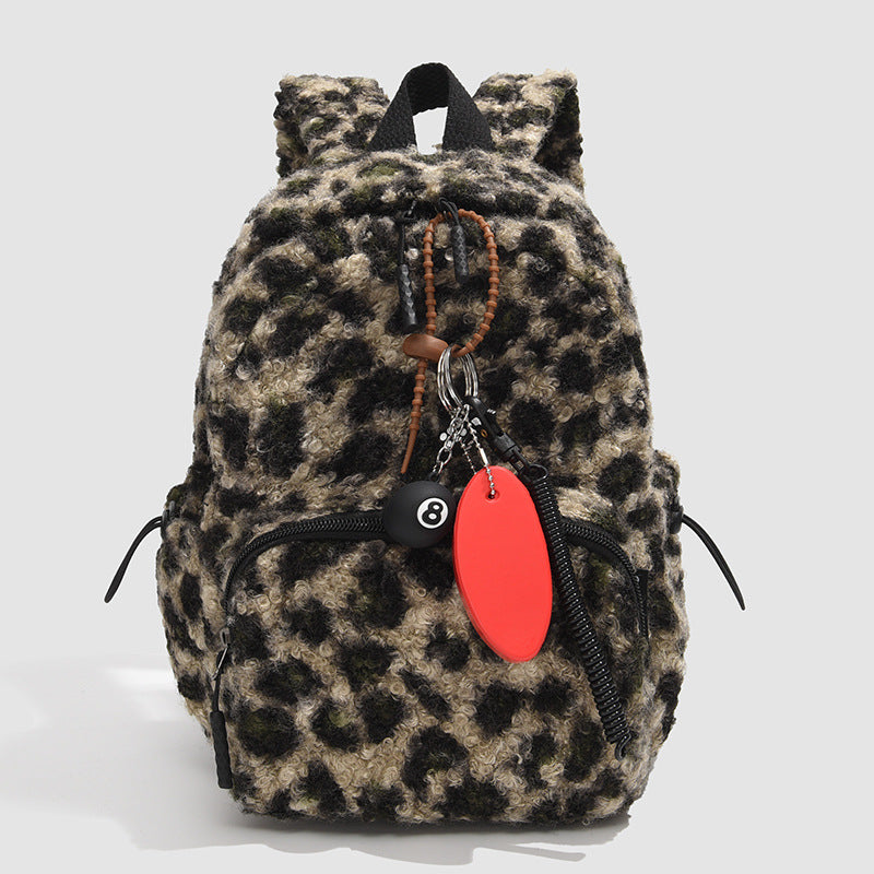 Stylish Faux Fur Backpack