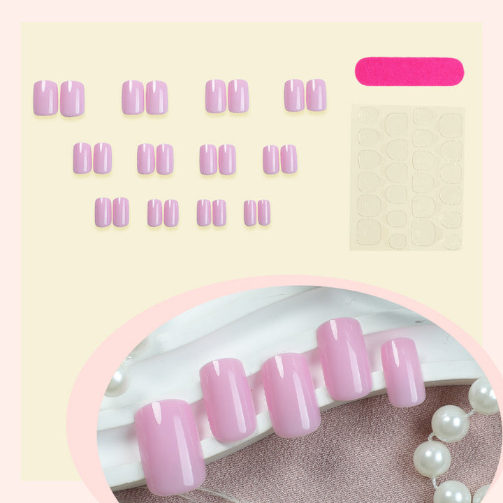Press-On Nail Set with Smooth Gloss Finish Kalsten