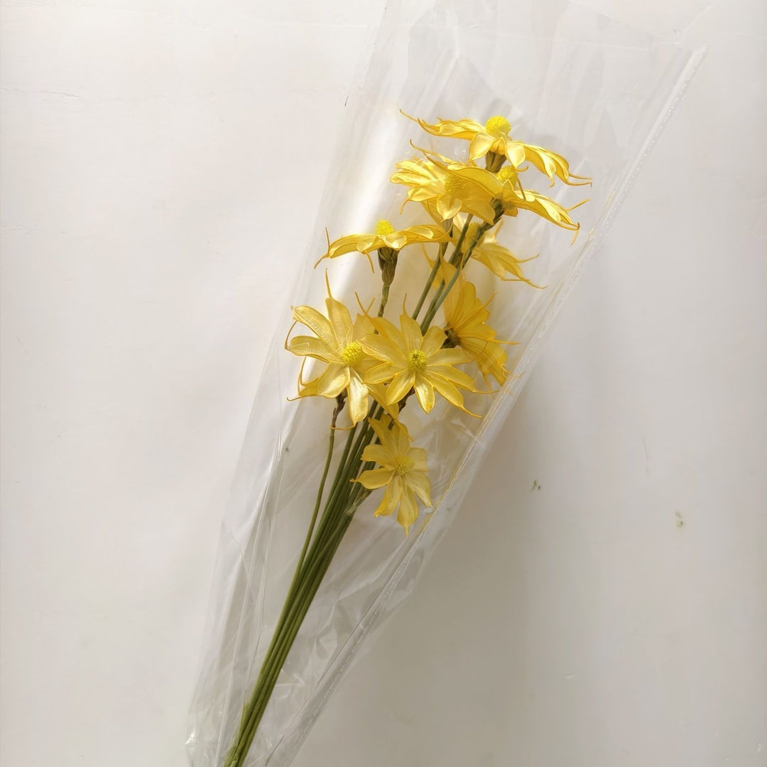 Vibrant Artificial Floral Bouquet with Stylish Packaging