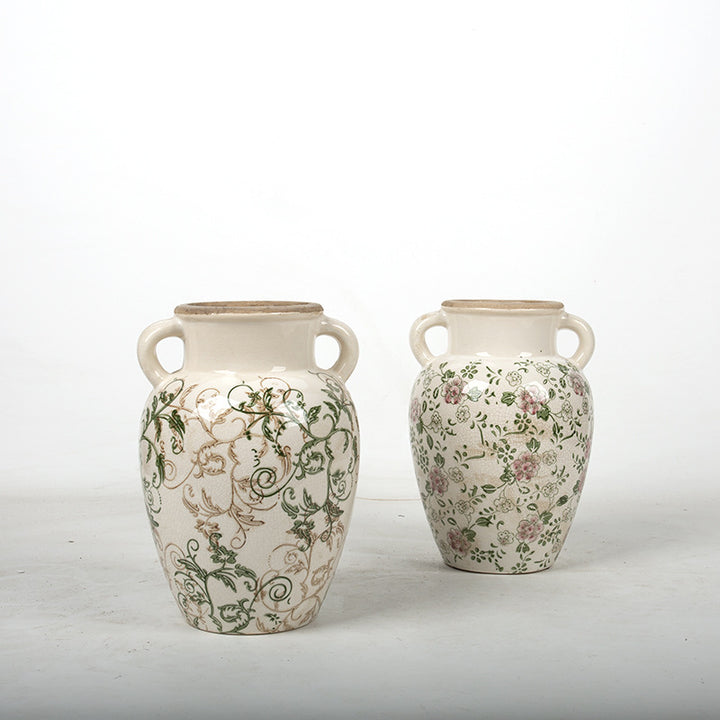 Floral ceramic vase Kalsten