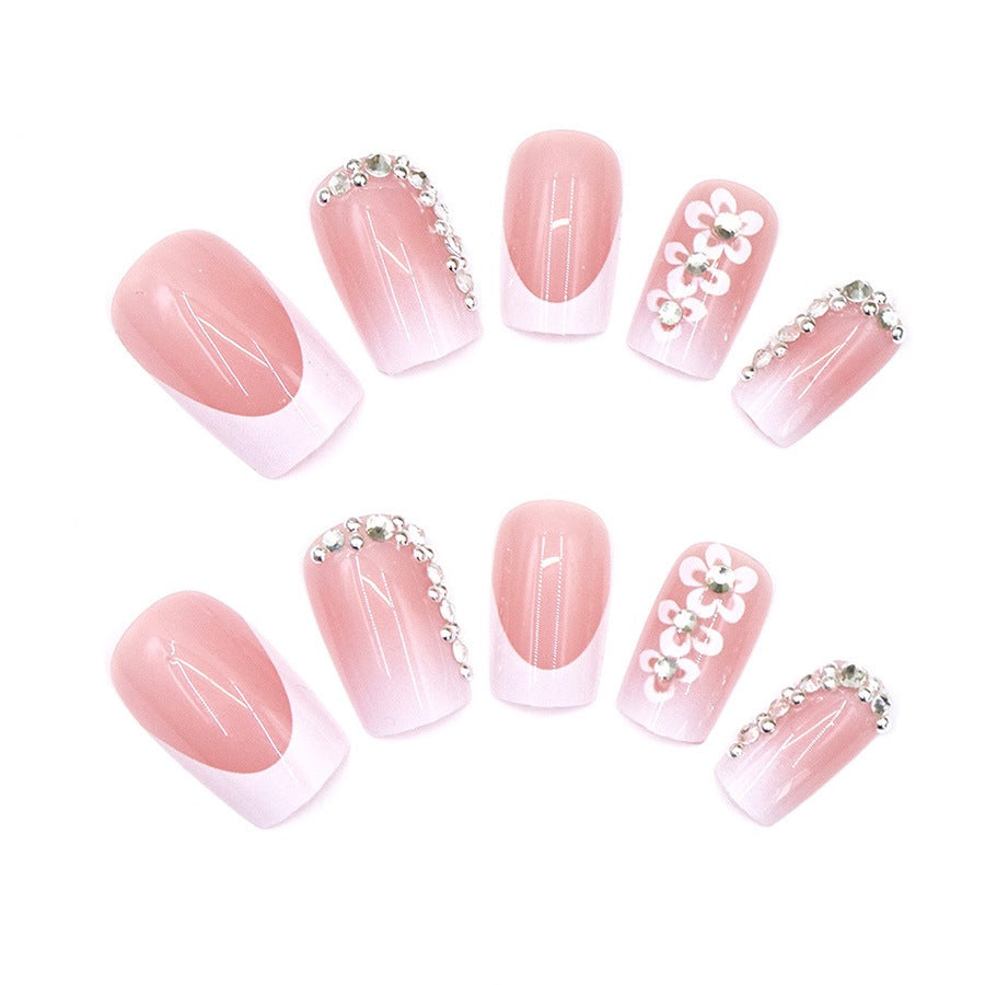 Elegant Floral Design Press-On Nails Kalsten