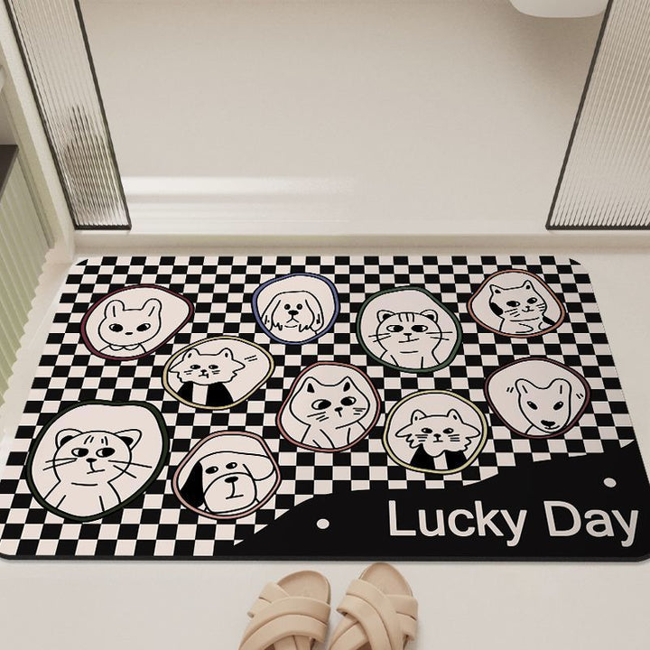 Cartoon-Inspired Bathroom Mat Kalsten