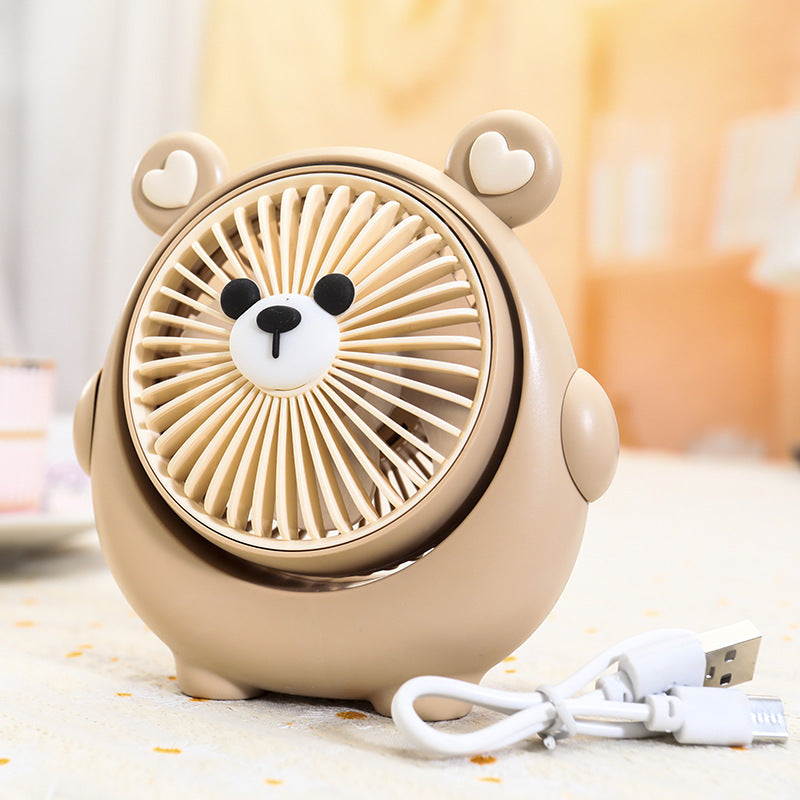 Unisex nan compact USB desk fan in cute reindeer design with adjustable tilt and quiet motor Kalsten