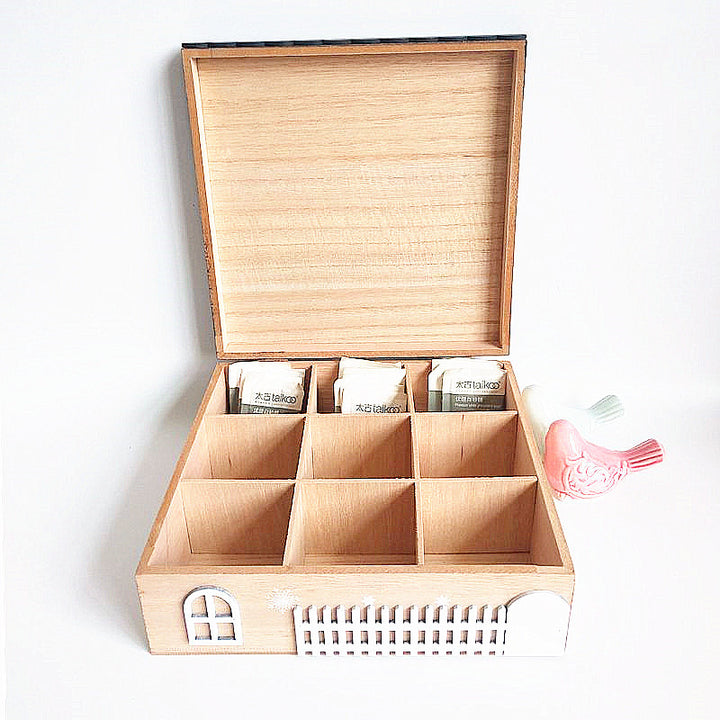 Decorative Wooden Tea Storage Box