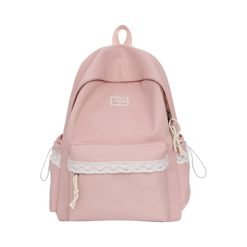 Adorable Lace-Trimmed Backpack Kalsten