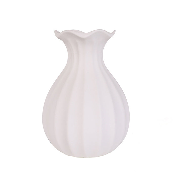 Textured Ceramic Flower Vase Kalsten
